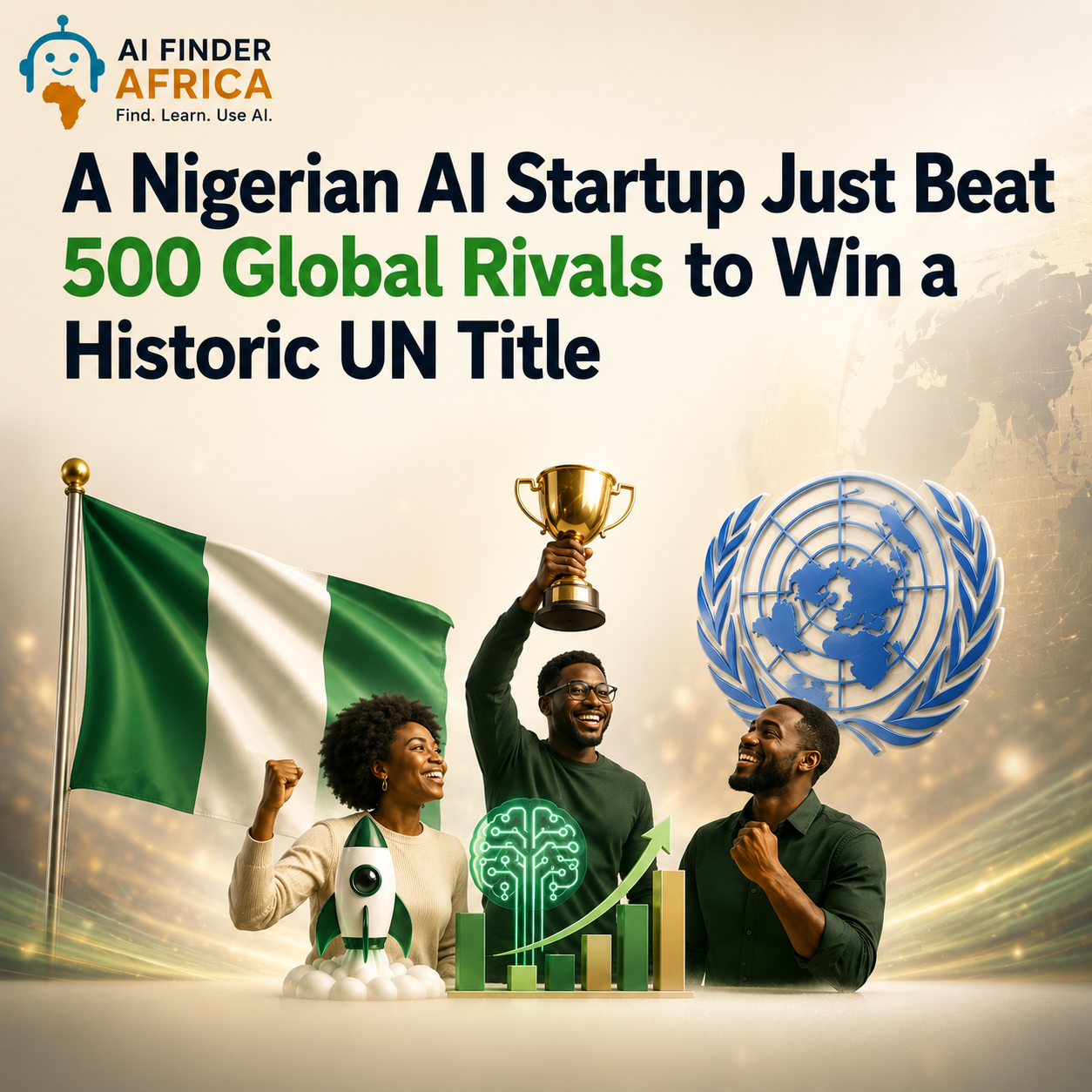 A Nigerian AI Startup Just Beat 500 Global Rivals to Win a Historic UN Title
