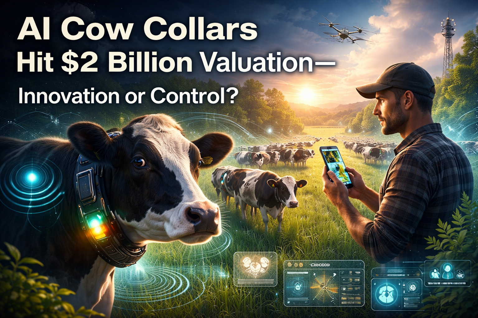 AI Collars for Cows? Inside the $2 Billion Tech Sparking a Global Debate