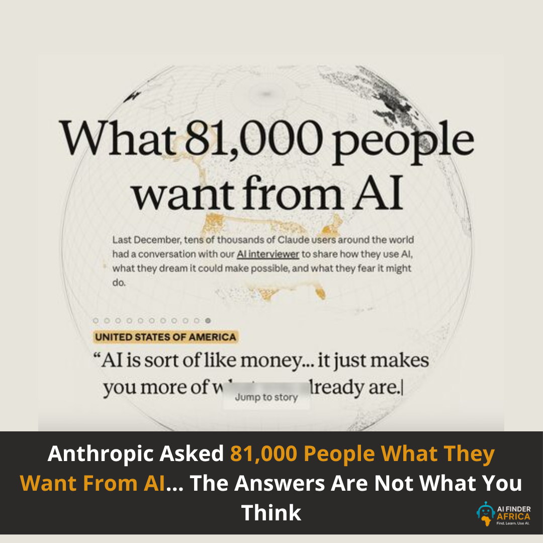 Anthropic Asked 81,000 People What They Want From AI… The Answers Are Not What You Think