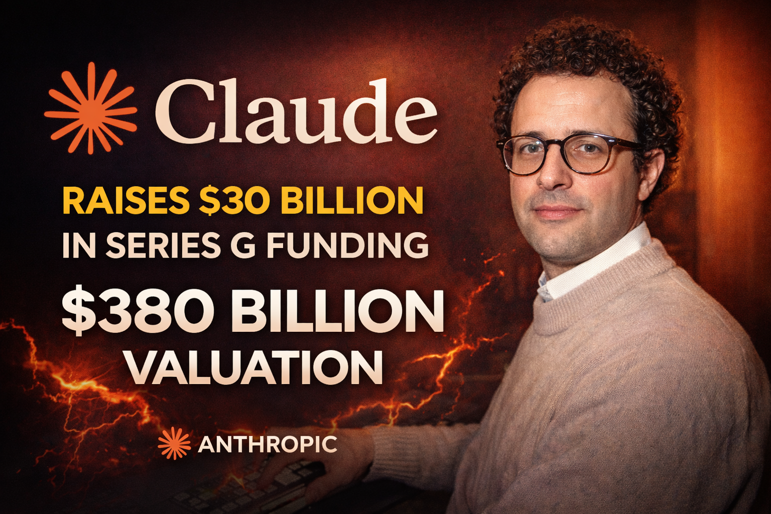 Anthropic Just Redefined the AI Funding Record — $30B Raised, $380B in Valuation
