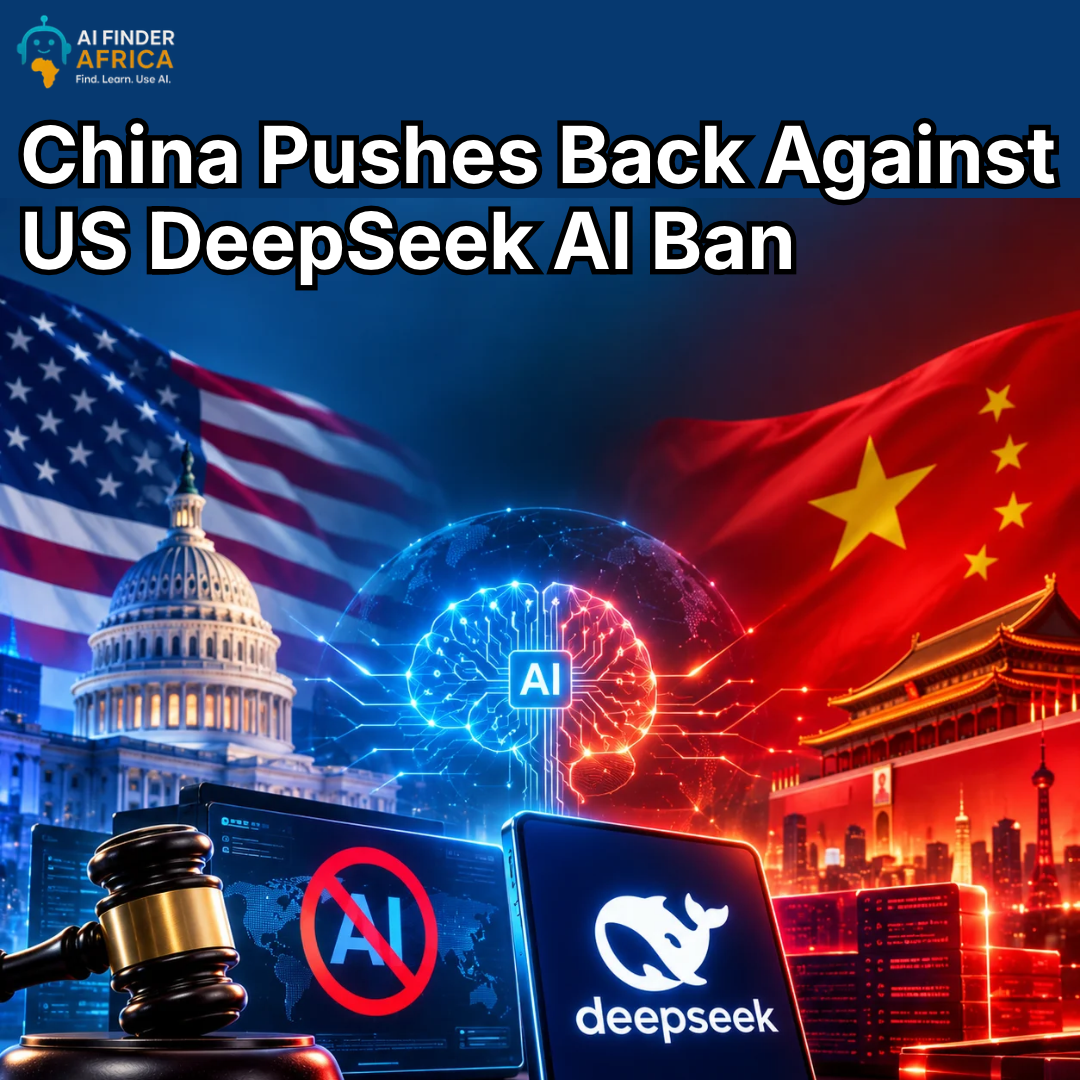 China Pushes Back Against US DeepSeek AI Ban