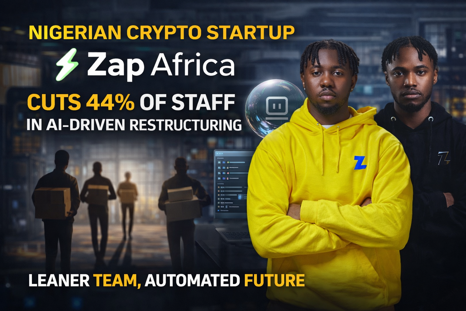 Nigerian Crypto Startup Zap Africa Cuts 44% of Staff in AI-Driven Restructuring