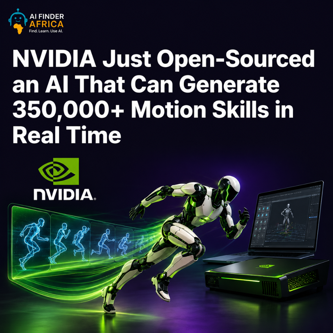 NVIDIA Just Open-Sourced an AI That Can Generate 350,000+ Motion Skills in Real Time