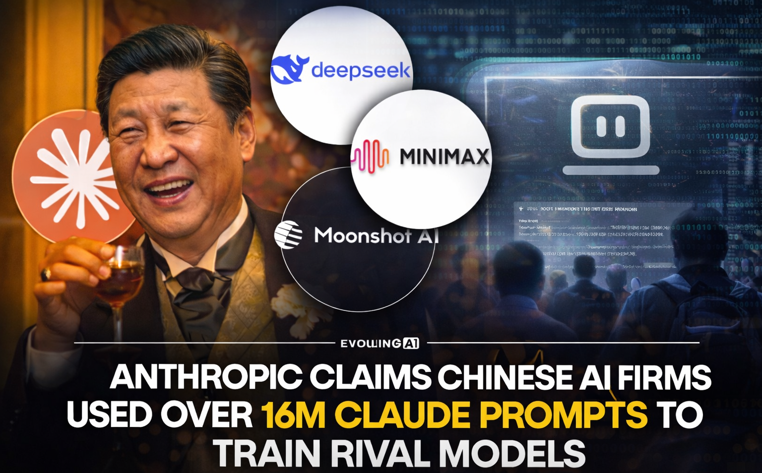 The AI Copycat War? Anthropic Says Chinese Labs Used 16 Million Prompts to Train Their Own Models