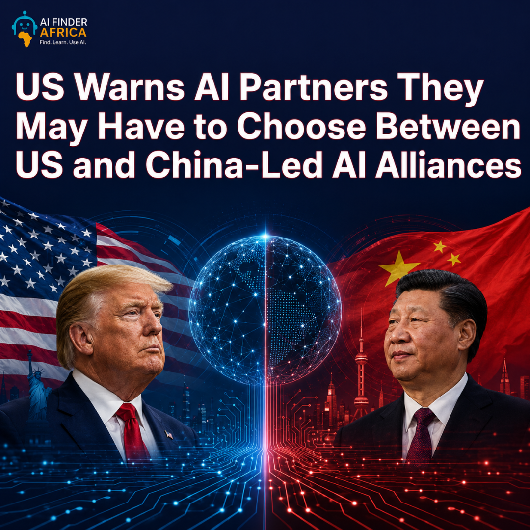 US Warns AI Partners They May Have to Choose Between US and China-Led AI Alliances