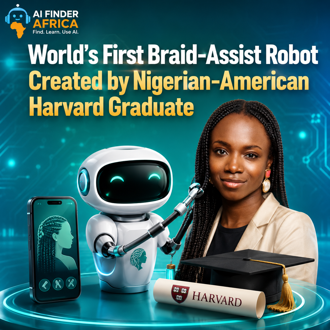 World's First Braid-Assist Robot Created by Nigerian-American Harvard Graduate