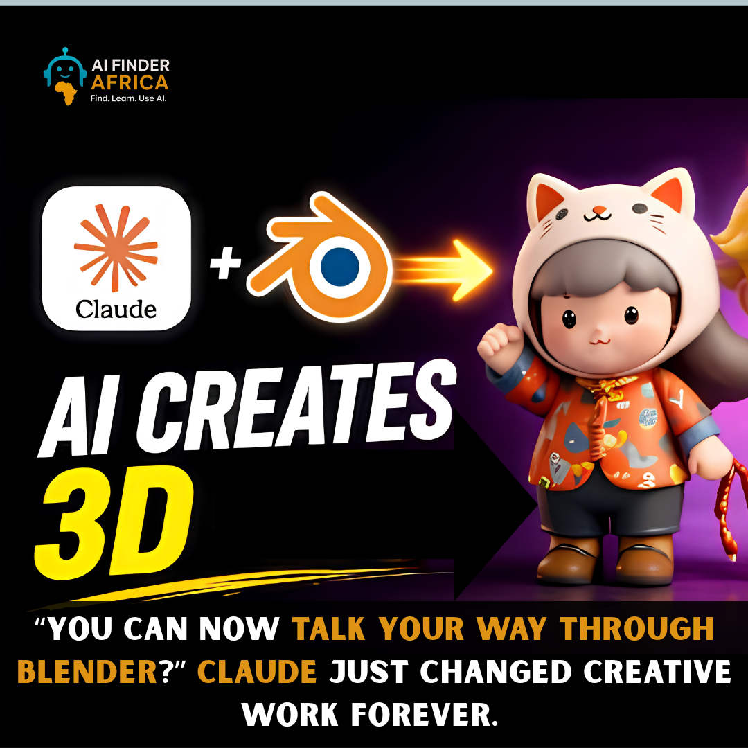 “You Can Now Talk Your Way Through Blender?” Claude Just Changed Creative Work Forever.